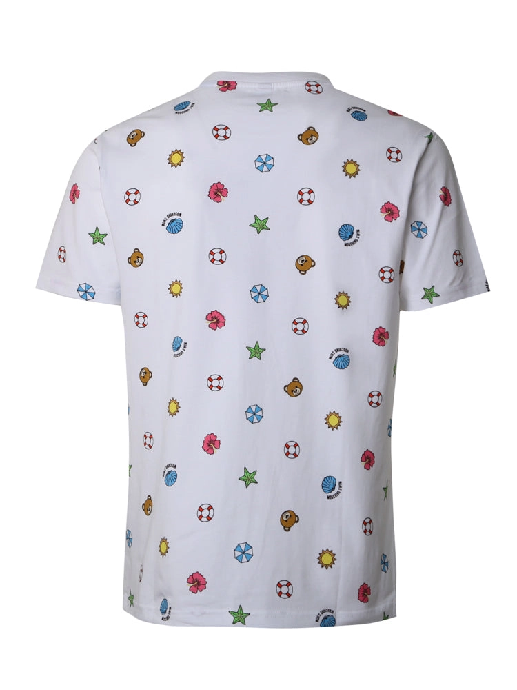 Moschino Graphic Printed Crewneck T-Shirt