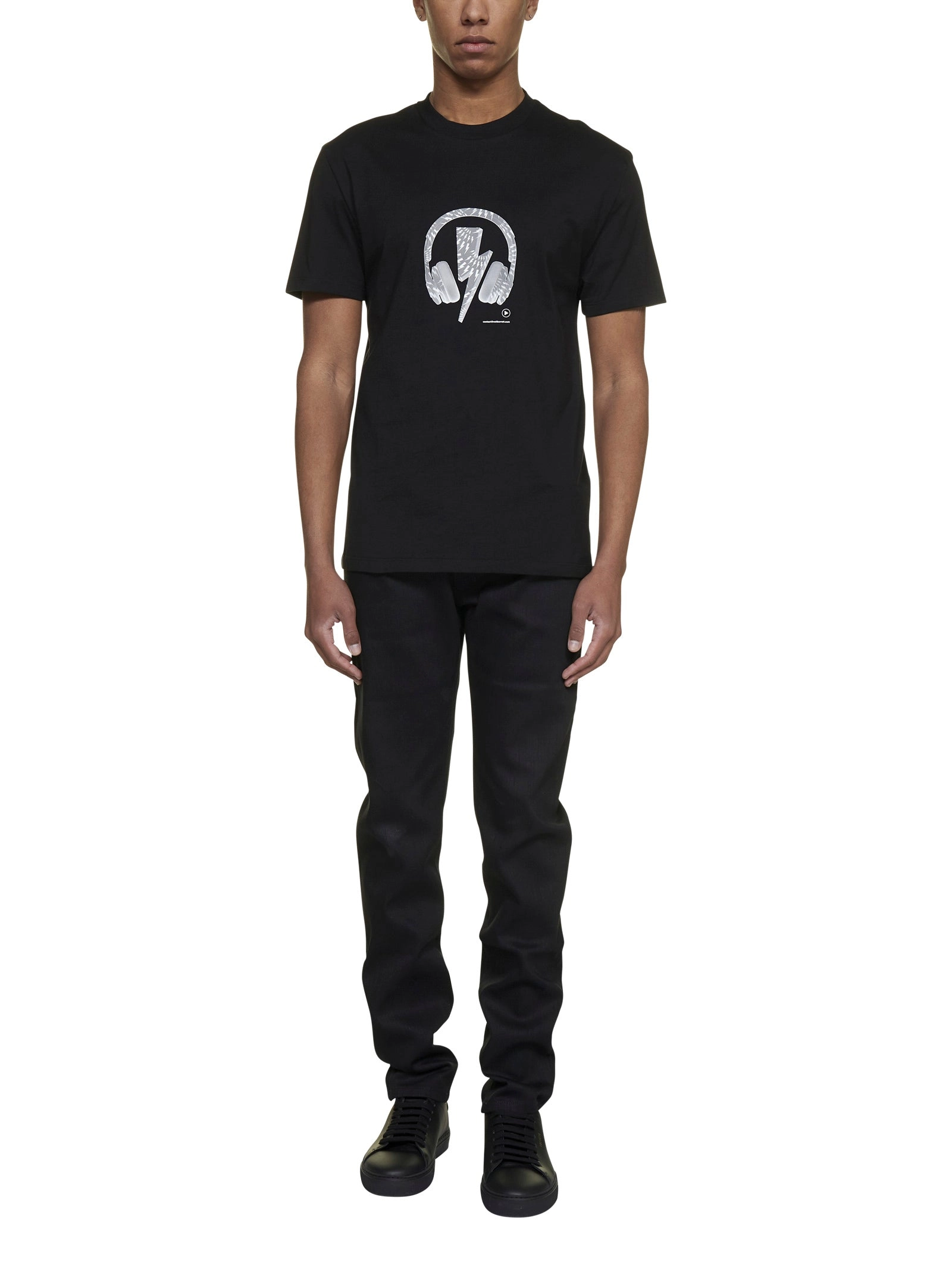Neil Barrett Graphic Printed Crewneck T-Shirt