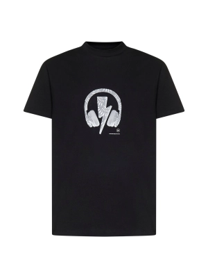 Neil Barrett Graphic Printed Crewneck T-Shirt