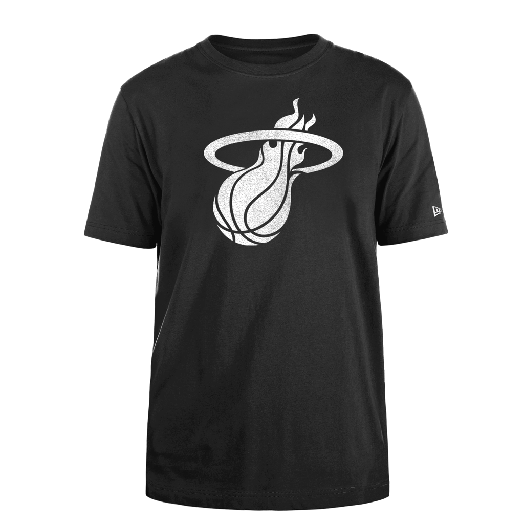 New Era HEAT Culture Logo Heather Black Tee