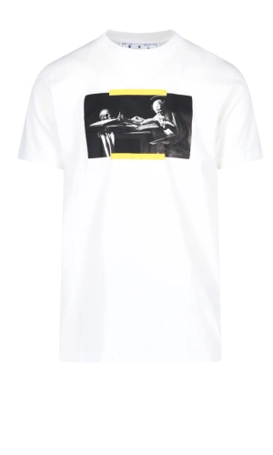 Off-White Graphic Printed Crewneck T-Shirt