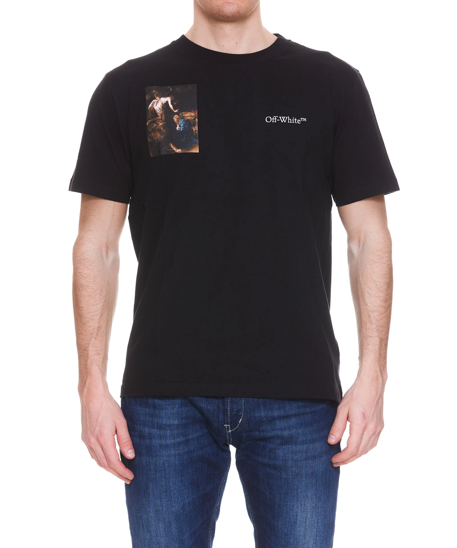Off-White Graphic Printed Crewneck T-Shirt