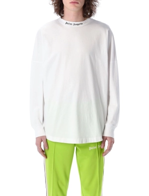 Palm Angels Logo Printed Long-Sleeved T-Shirt