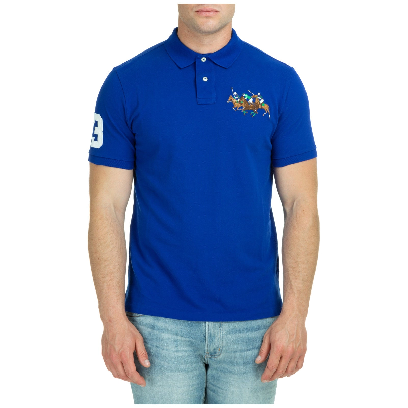 Polo Ralph Lauren Logo Patch Short-Sleeved Polo Shirt