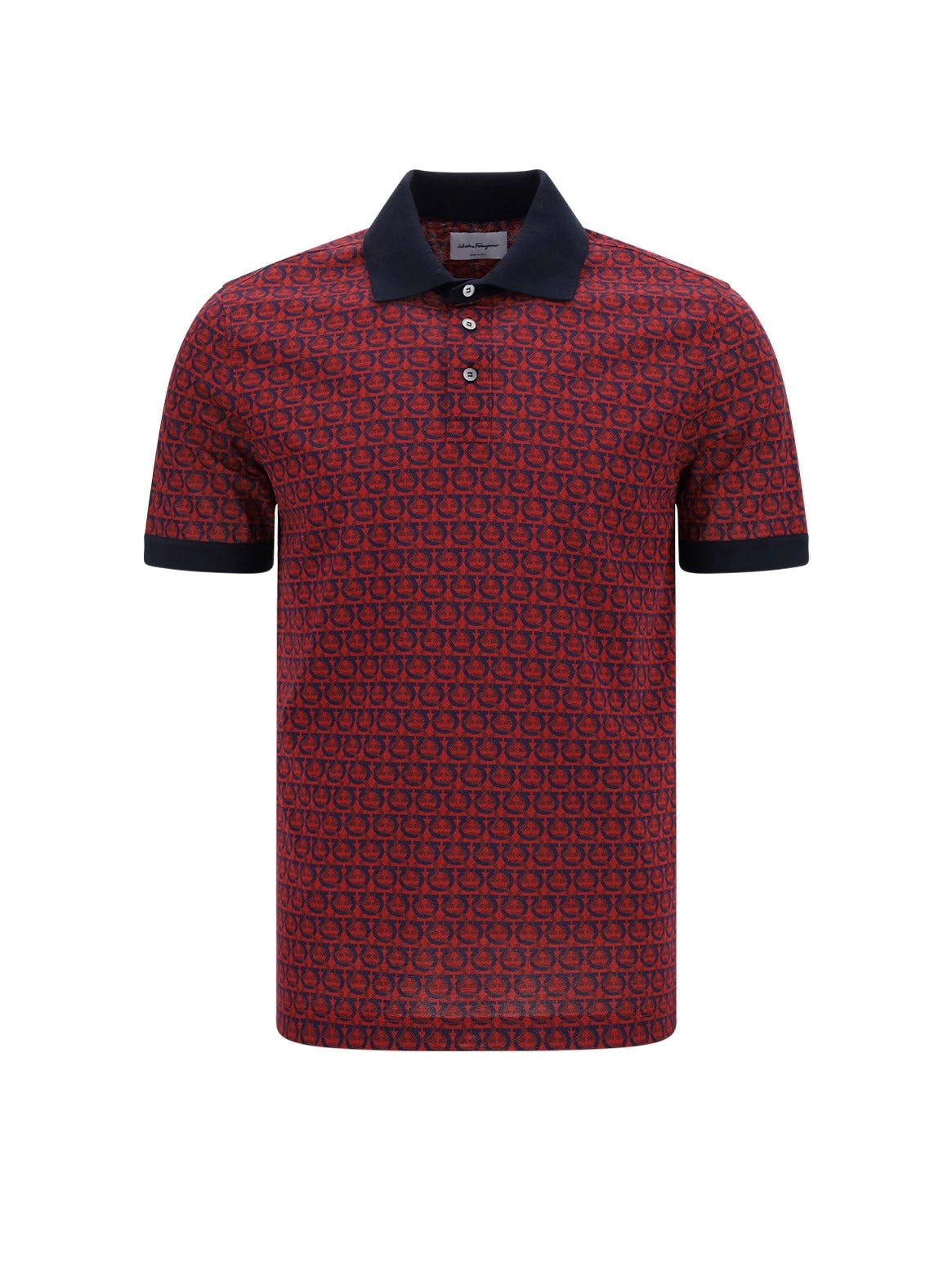 Salvatore Ferragamo Gancini Short-Sleeved Polo Shirt