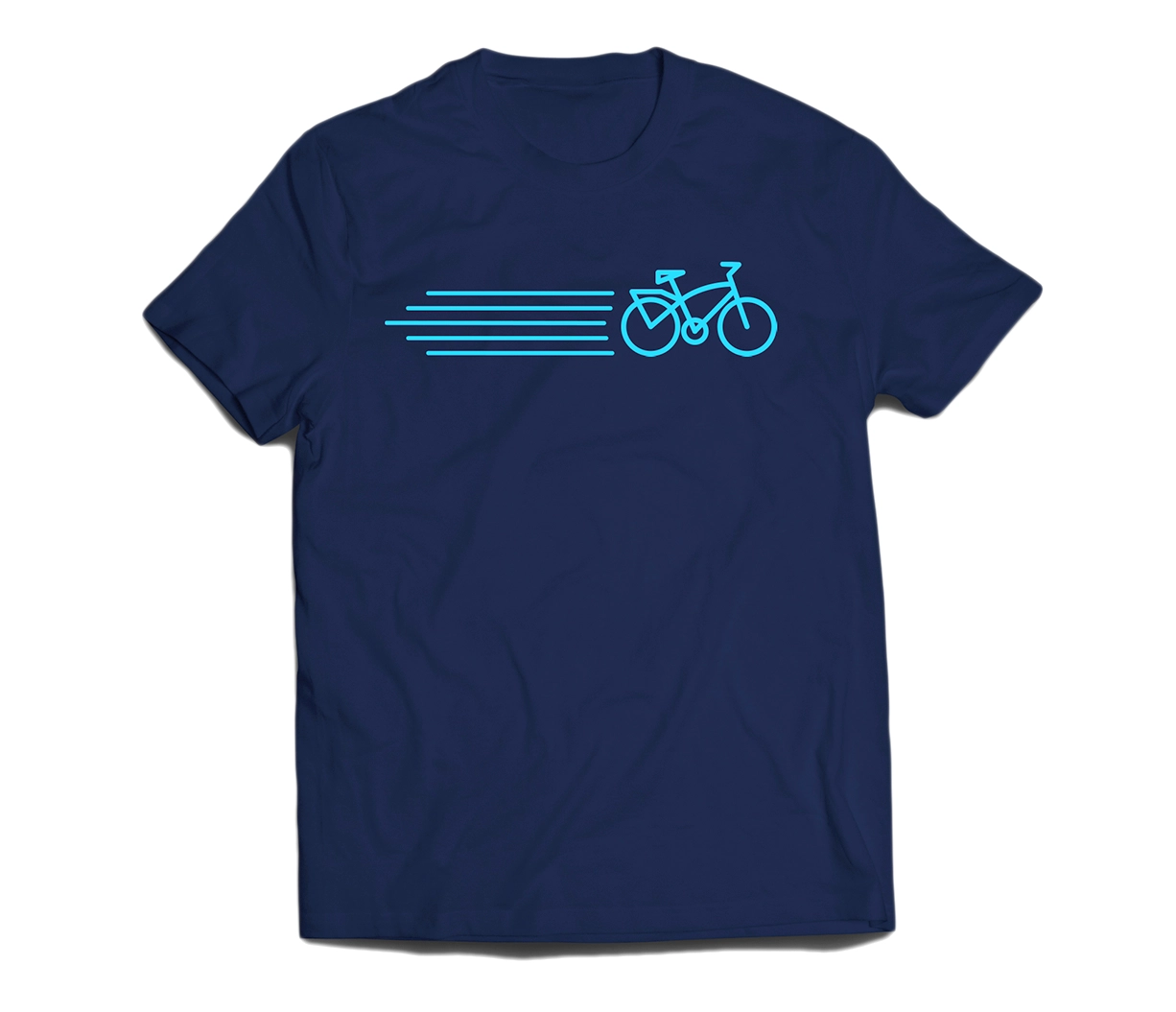 sixthreezero EVRYjourney Premium Short Sleeve Crew Pageant Blue Aqua 100% Cotton Unisex Shirt