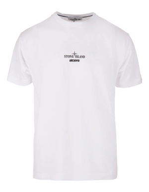 Stone Island Graphic Printed Crewneck T-Shirt