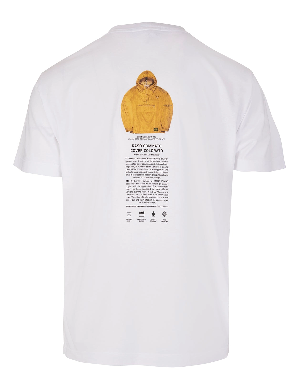 Stone Island Graphic Printed Crewneck T-Shirt