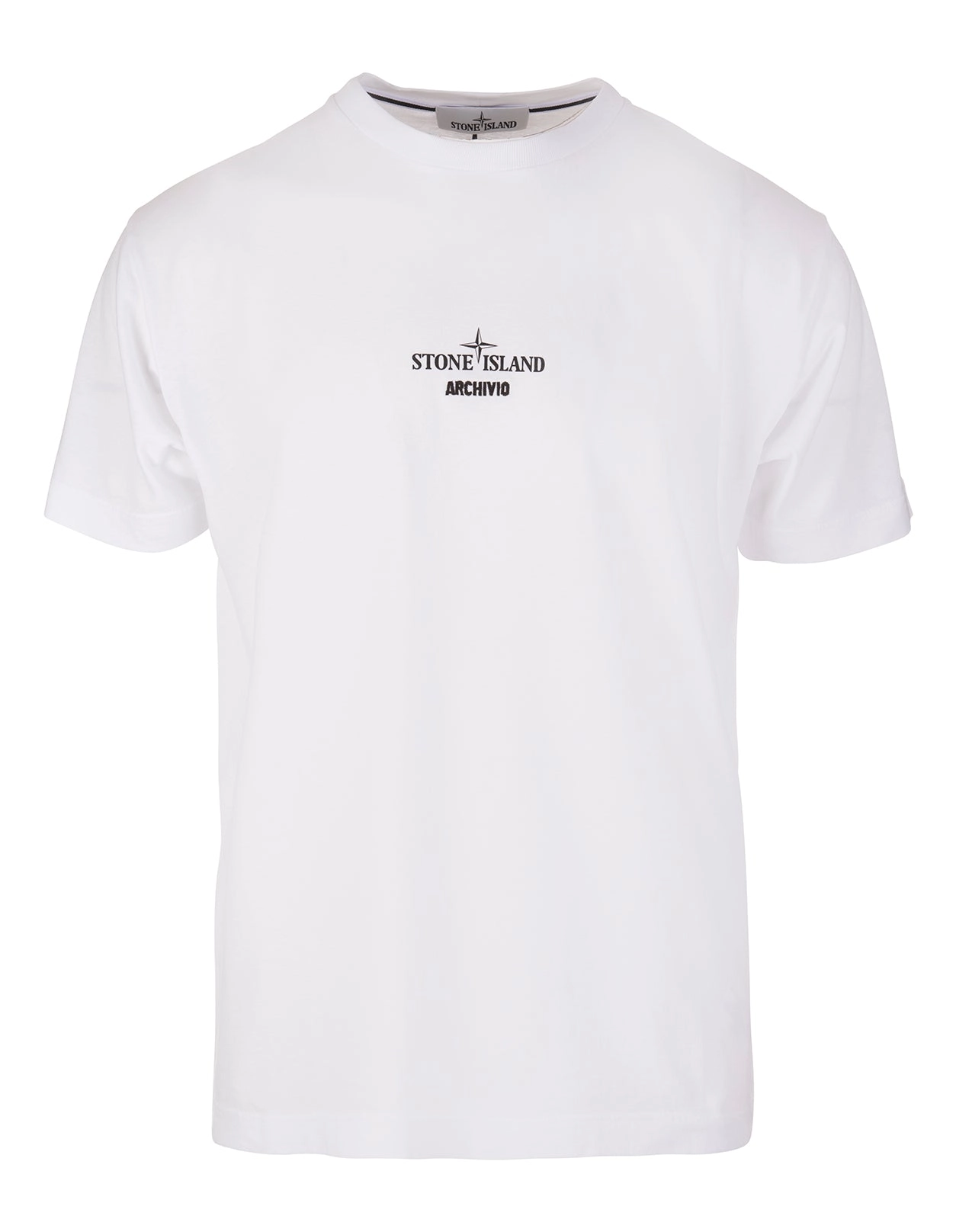 Stone Island Graphic Printed Crewneck T-Shirt