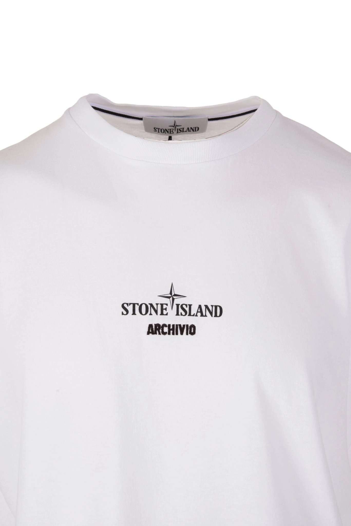 Stone Island Graphic Printed Crewneck T-Shirt