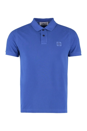 Stone Island Logo-Patch Short-Sleeved Polo Shirt