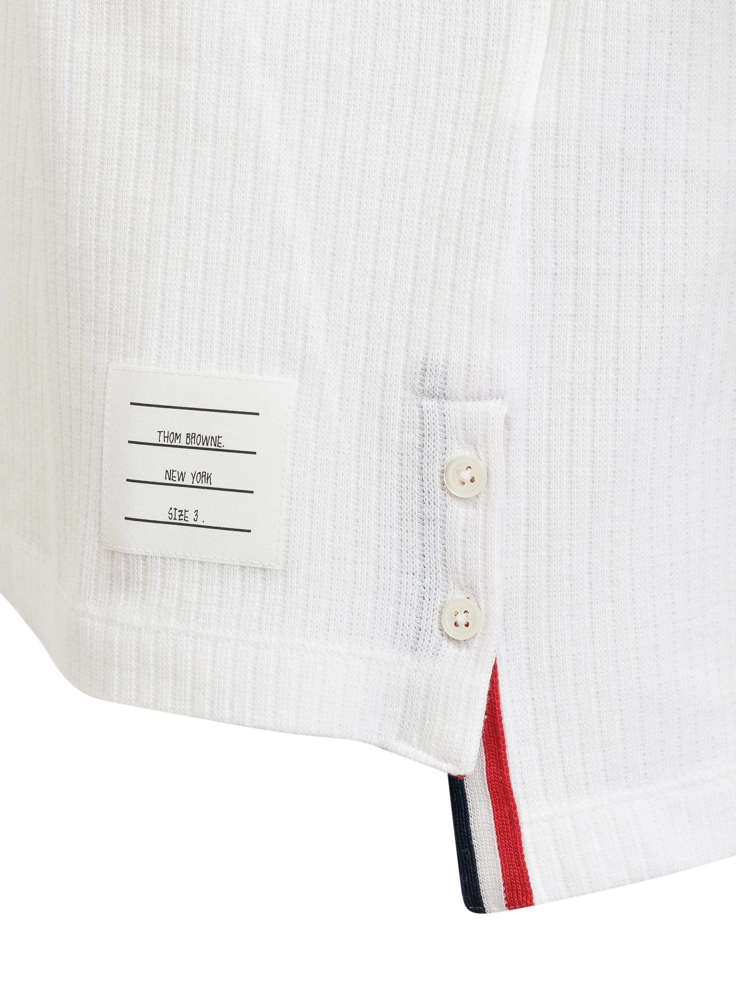 Thom Browne RWB Short-Sleeved Polo Shirt