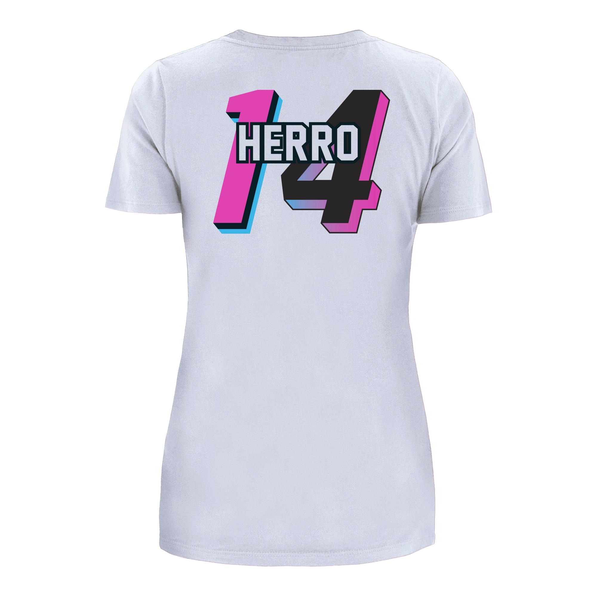 Tyler Herro New Era Miami Mashup Vol. 2 Women's Name & Number Tee