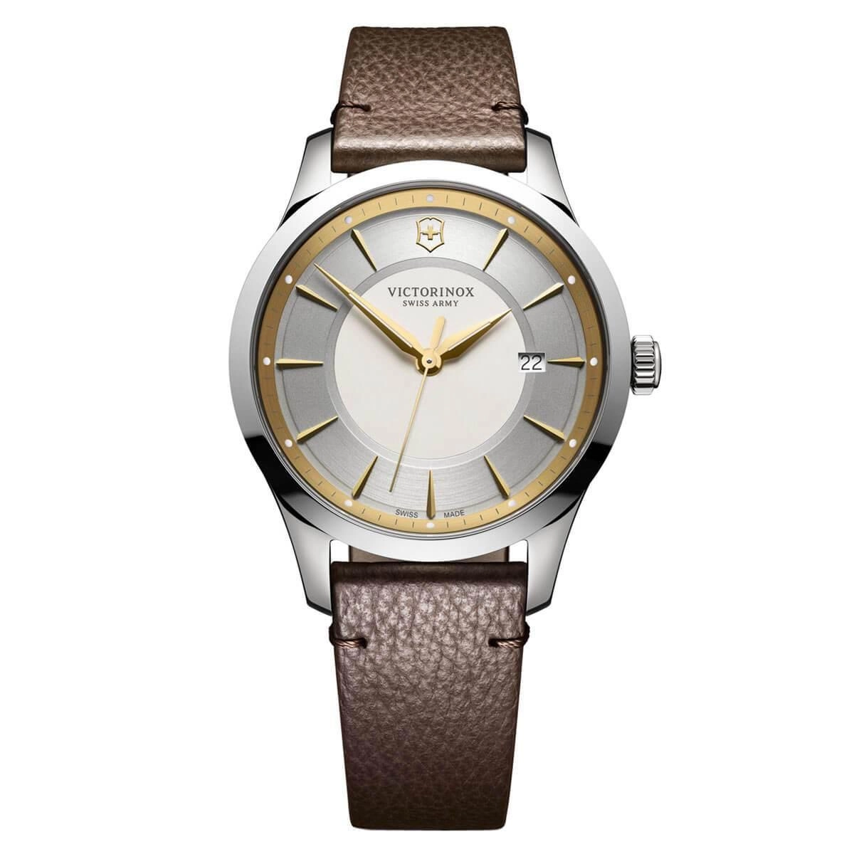 Victorinox Swiss Army Men's Strap Watch - Alliance Brown Leather | 241806
