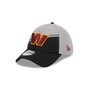 Washington Commanders Grey Sideline 39THIRTY Stretch Fit