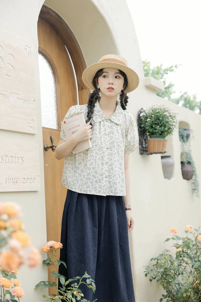 Wild Iris Blouse (2 Colors)