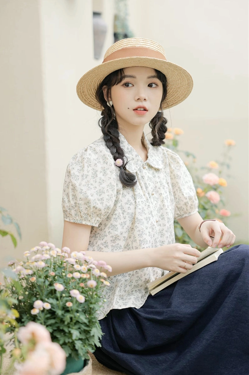 Wild Iris Blouse (2 Colors)