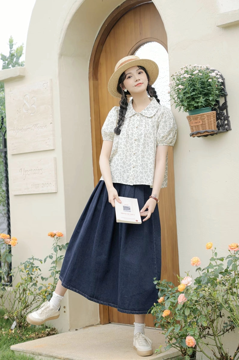 Wild Iris Blouse (2 Colors)