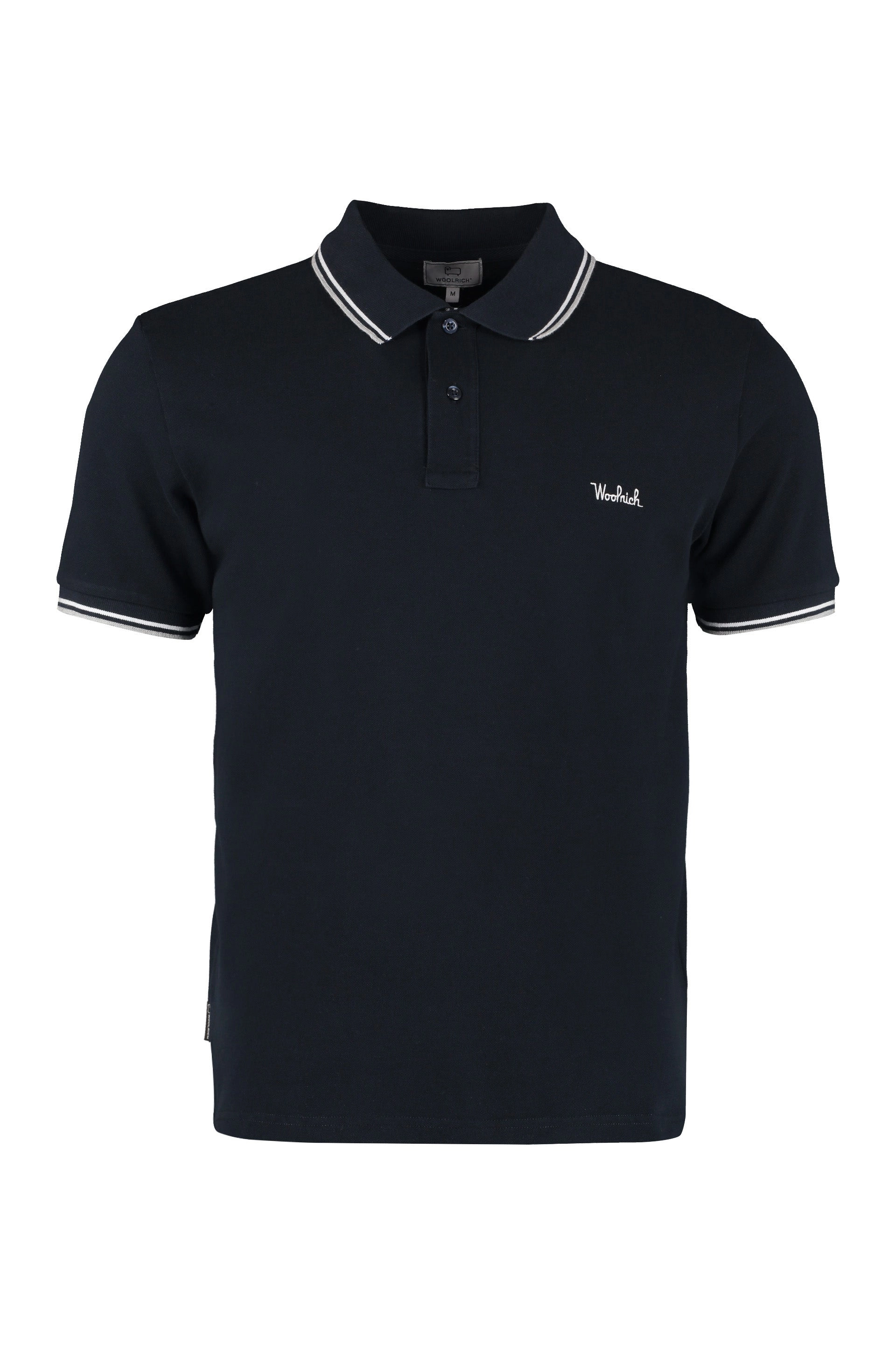 Woolrich Logo Embroidered Short-Sleeved Polo Shirt