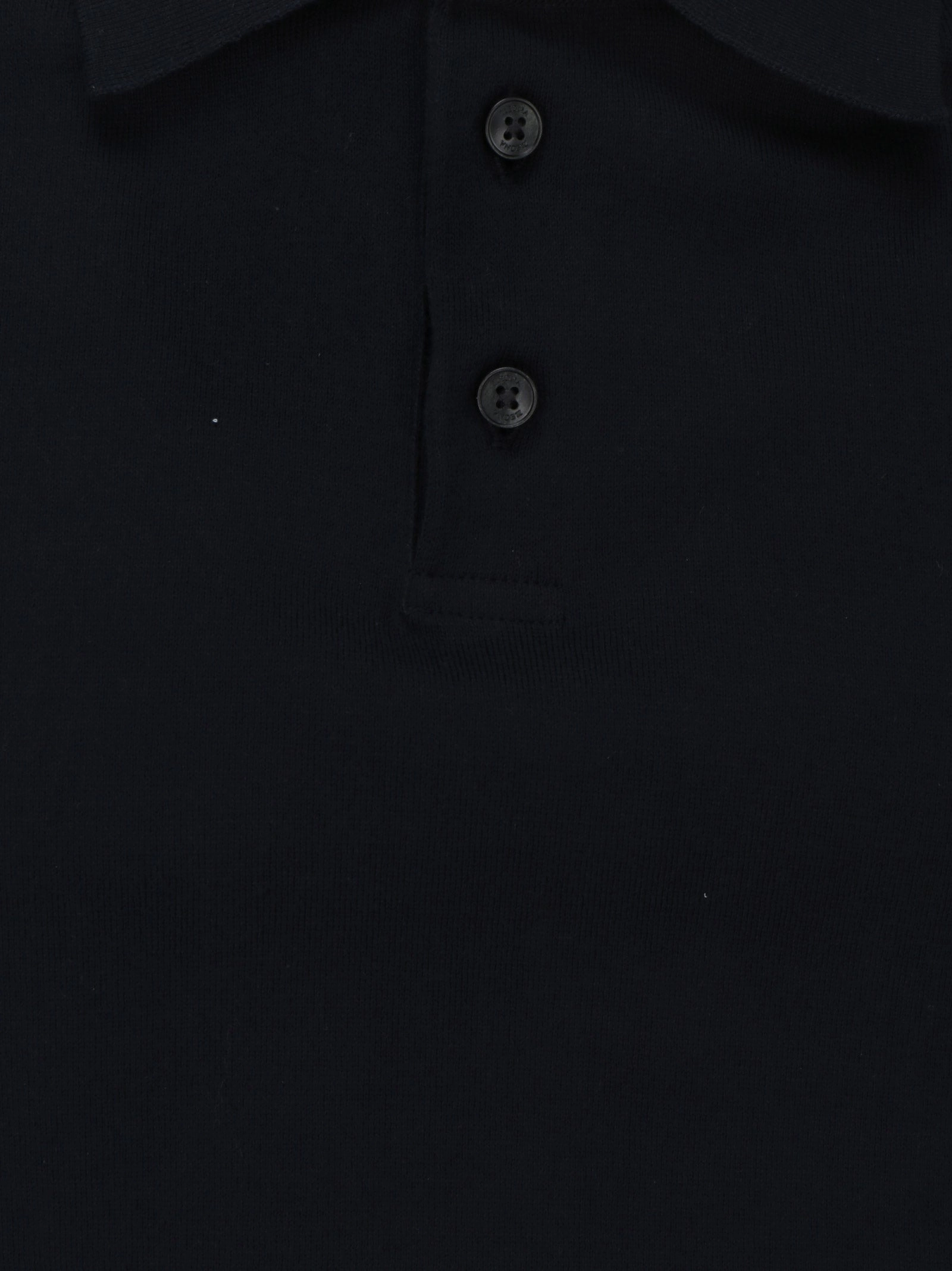 Z Zegna Short-Sleeved Knit Polo Shirt
